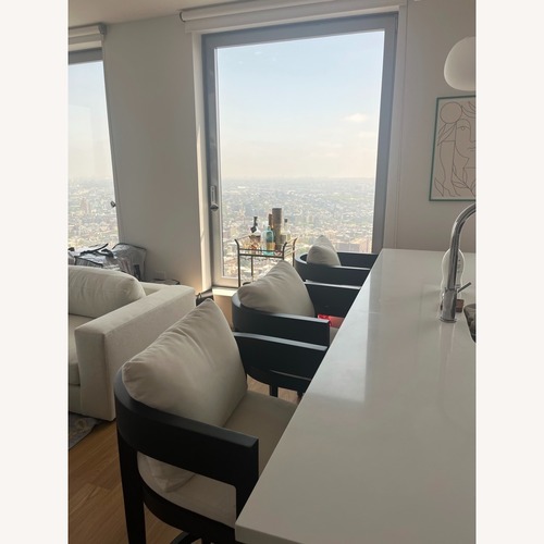 Used Restoration Hardware Balmain Aluminum Bar Stools for sale on AptDeco
