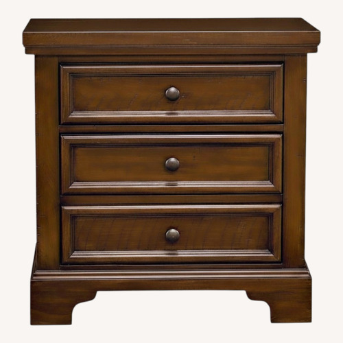 Used Vaughan Bassett  Dark Cherry Nightstand for sale on AptDeco