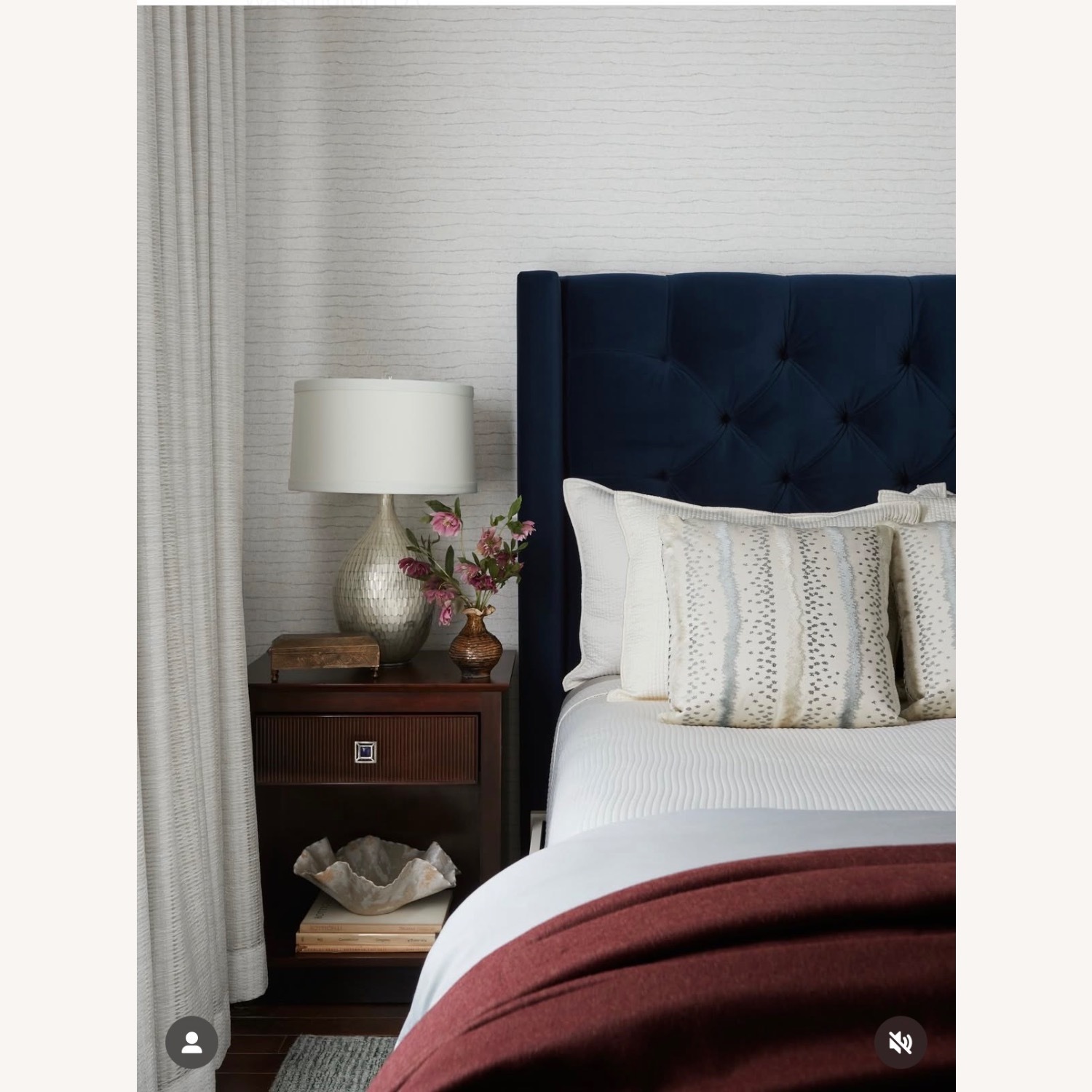 Pottery Barn Harper Tufted King Headboard  - image-2
