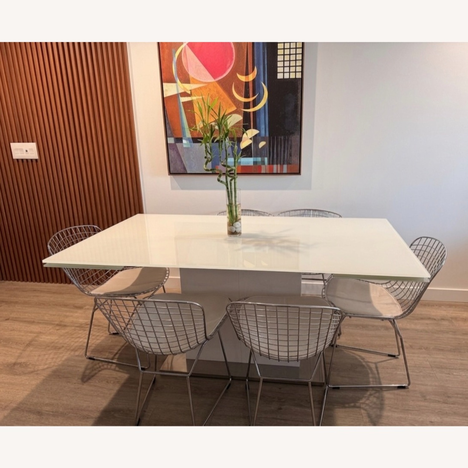 Motorized Extendable Dining Table with Top Chairs - image-4