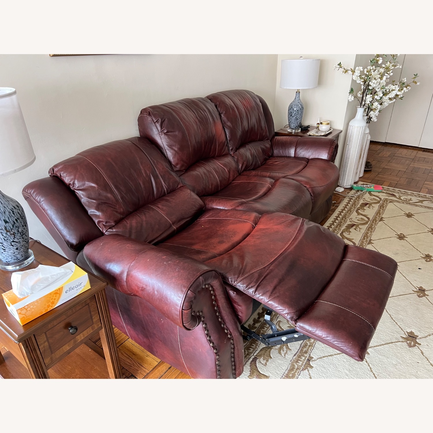 Raymour & Flanigan Leather Sofa - image-2