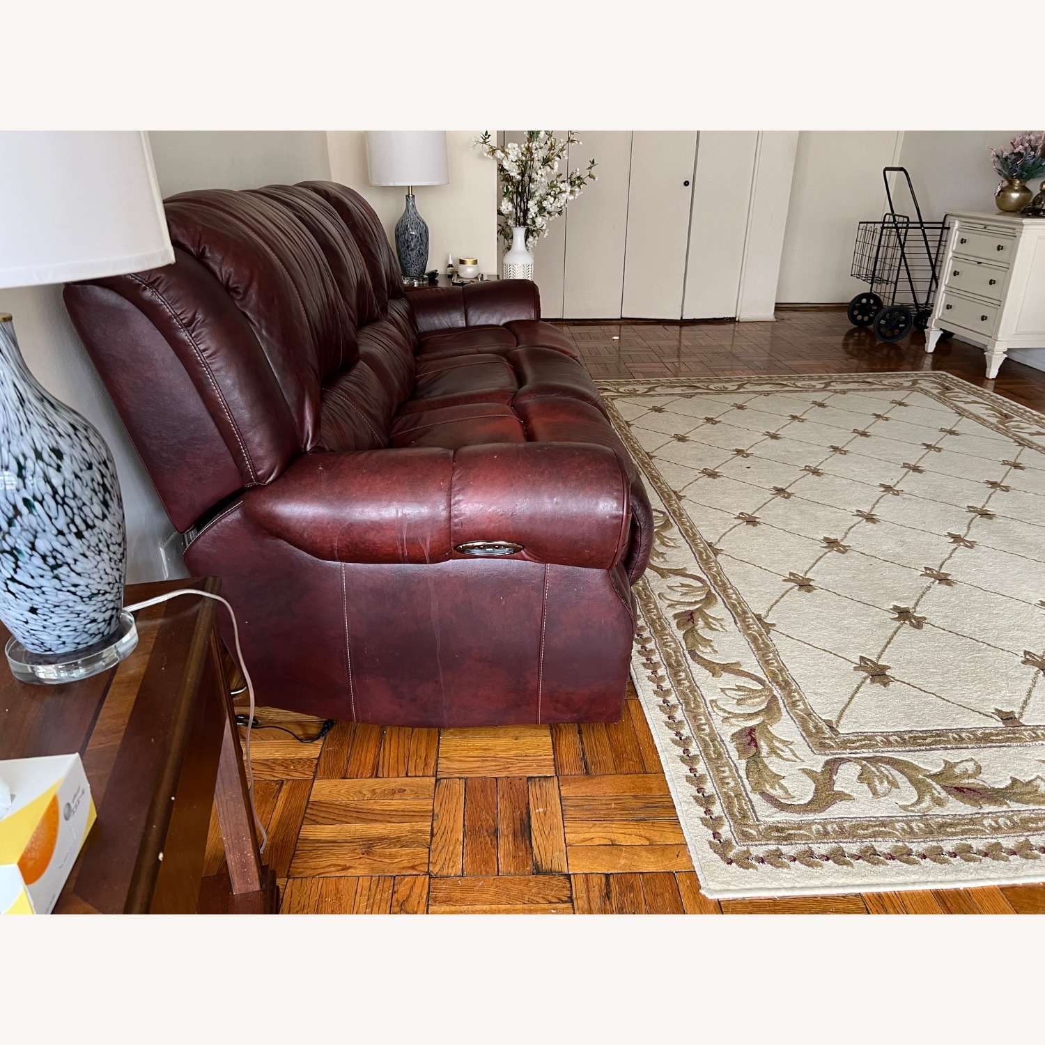 Raymour & Flanigan Leather Sofa - image-6