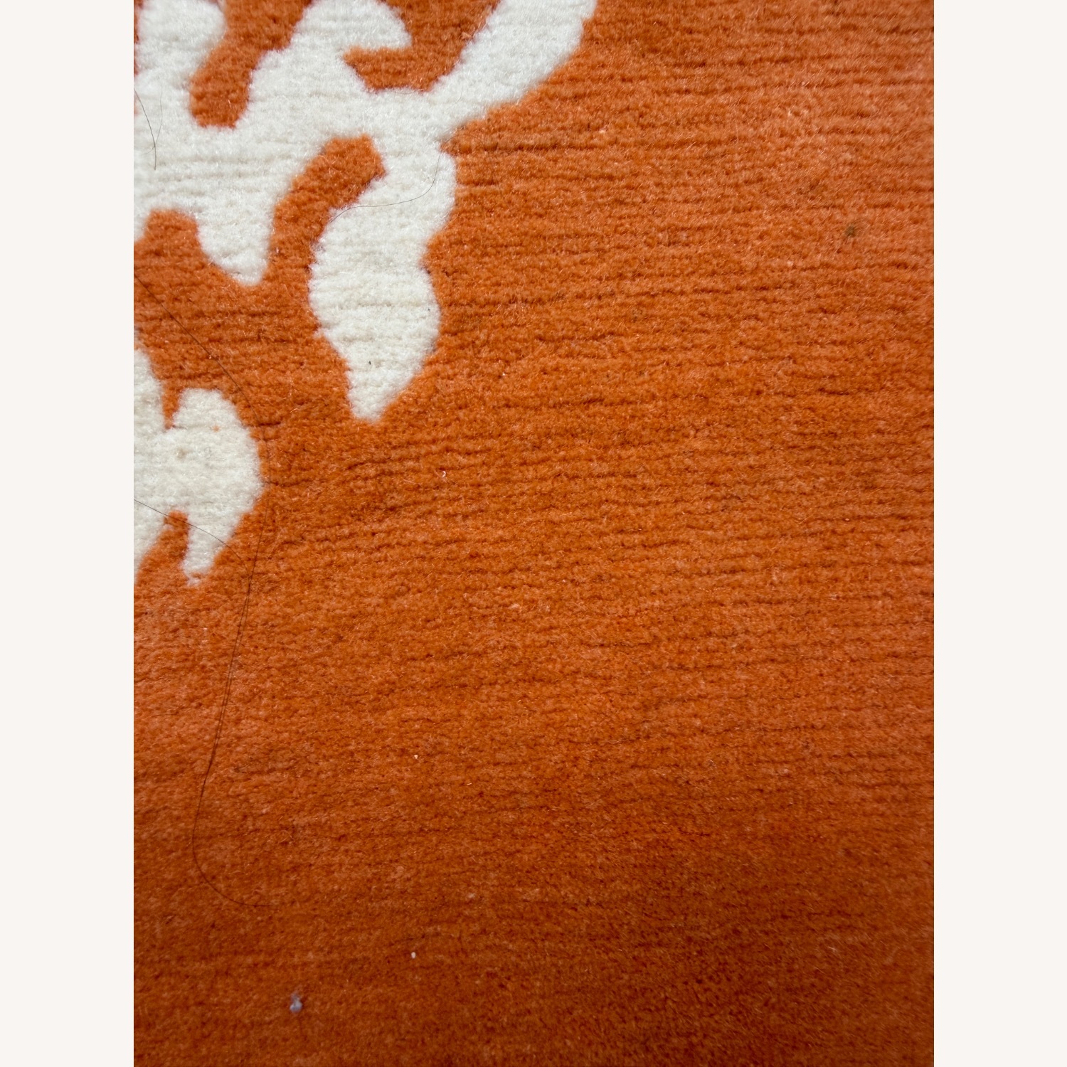 Madeline Weinrib Orange Wool Area Rug 6' x 9' - image-2