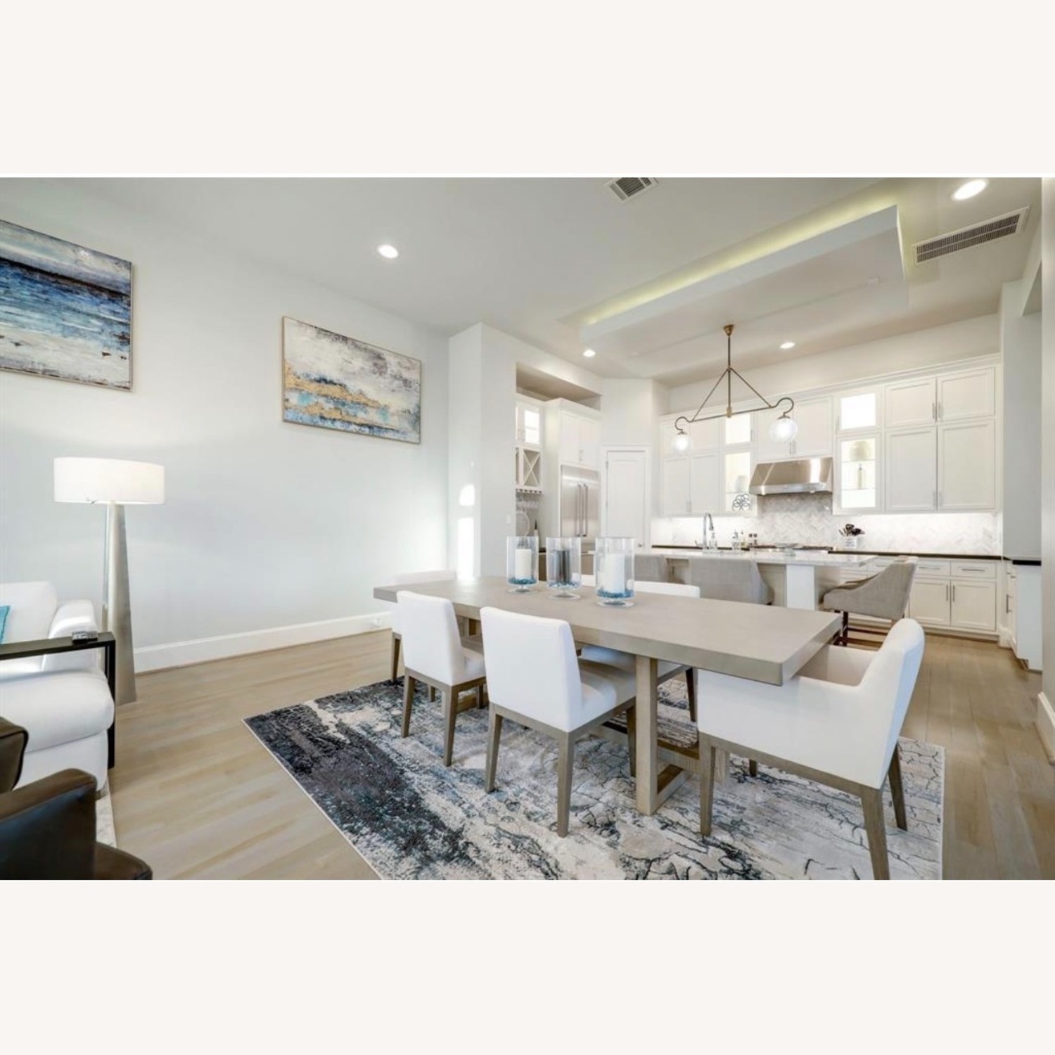 Restoration Hardware Natural Dining Table - image-3
