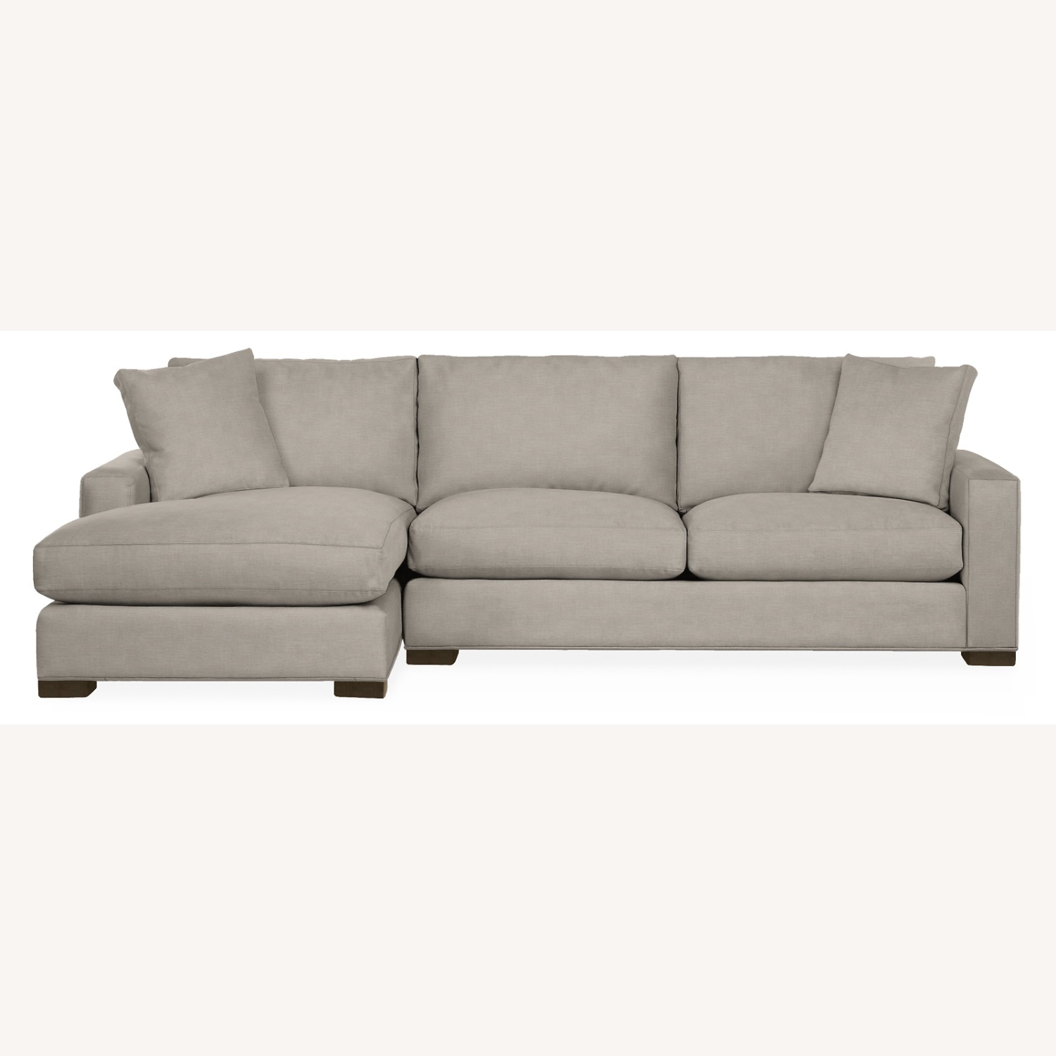 Room & Board Light Grey Metro Sectional - image-6