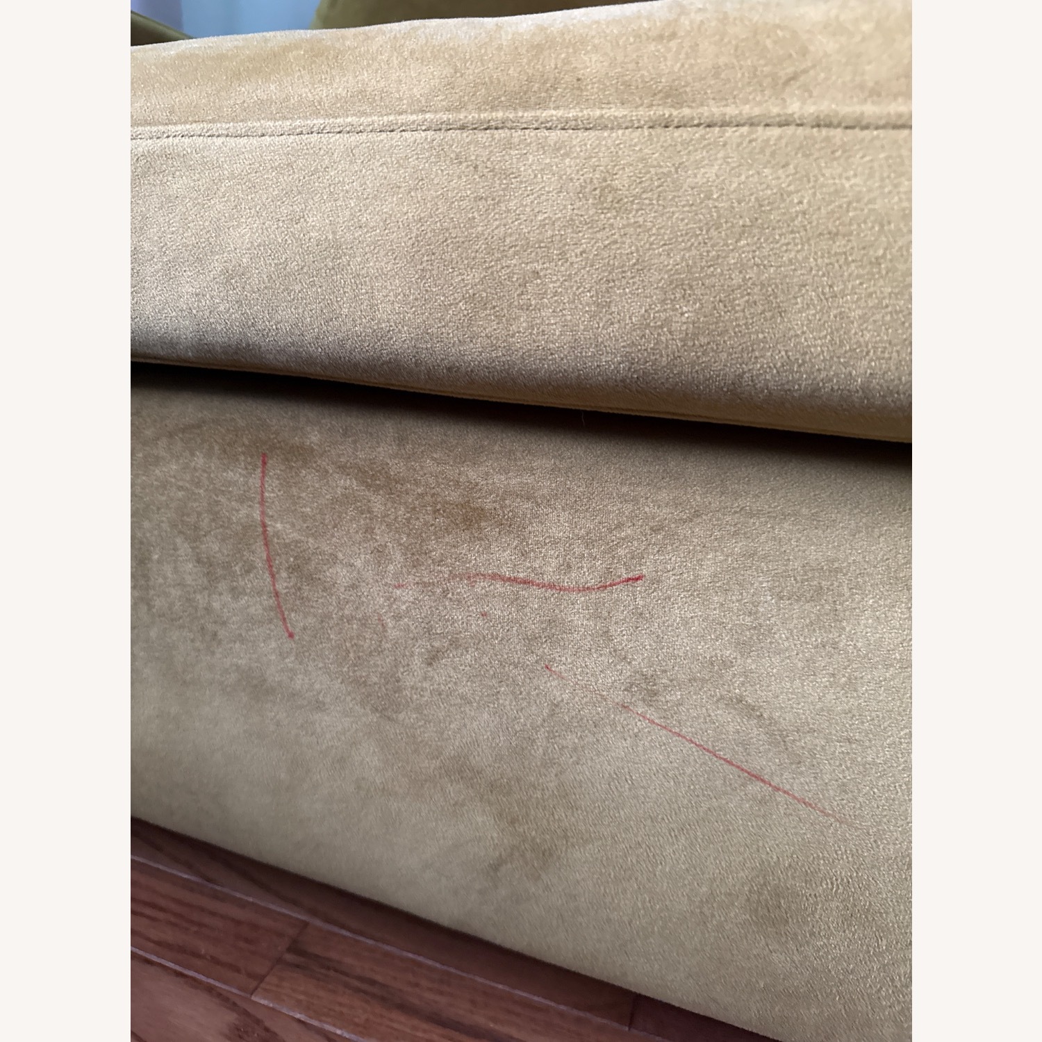 Custom Interior Define Green Velvet Sleeper Sofa - image-5