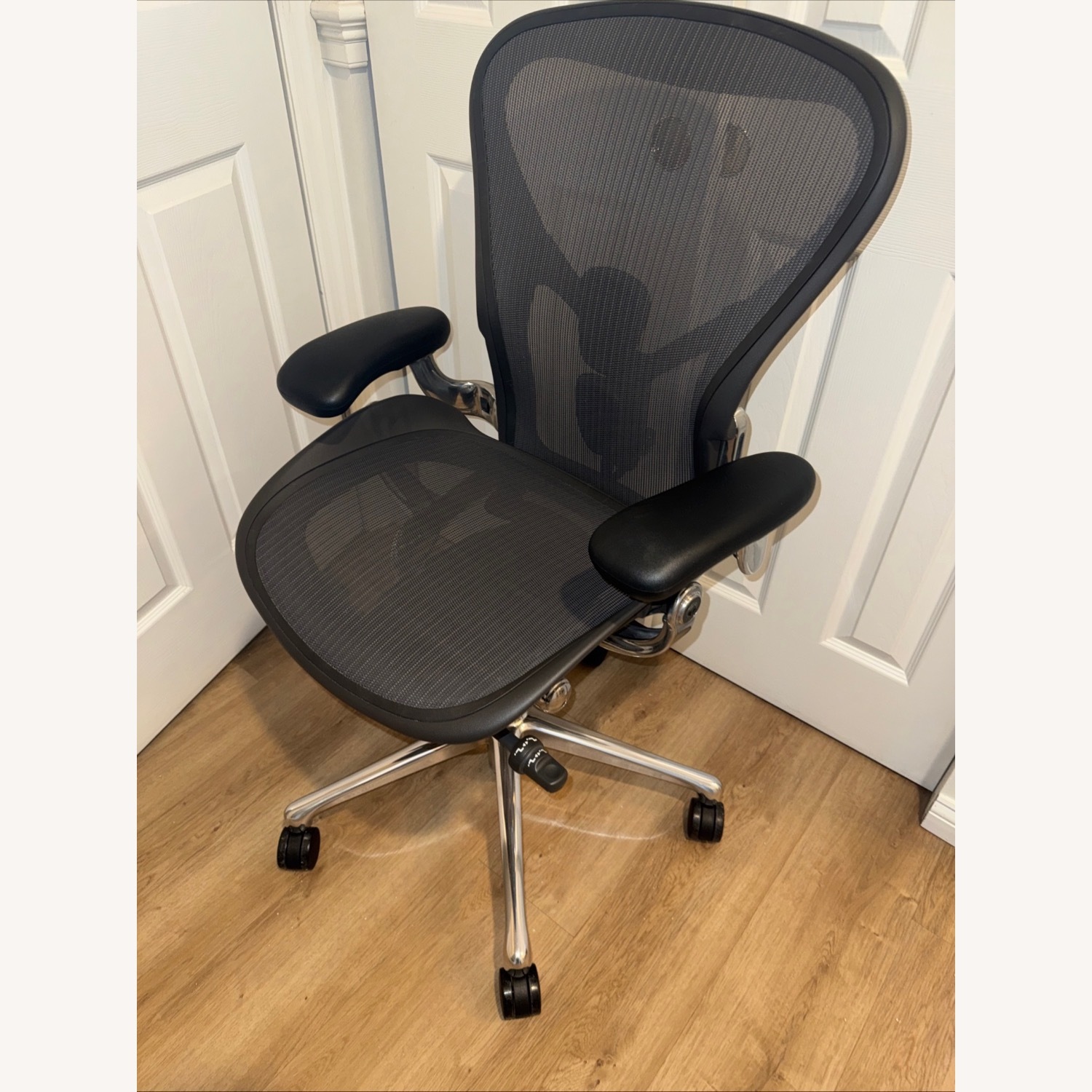 Herman Miller Dark Gray Office Chair - image-1