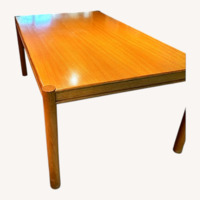 Vintage/Antique Light Brown Wood Dining Table