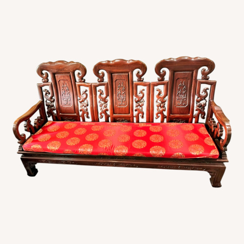 Used Antique Wooden Sofa Chair for sale on AptDeco
