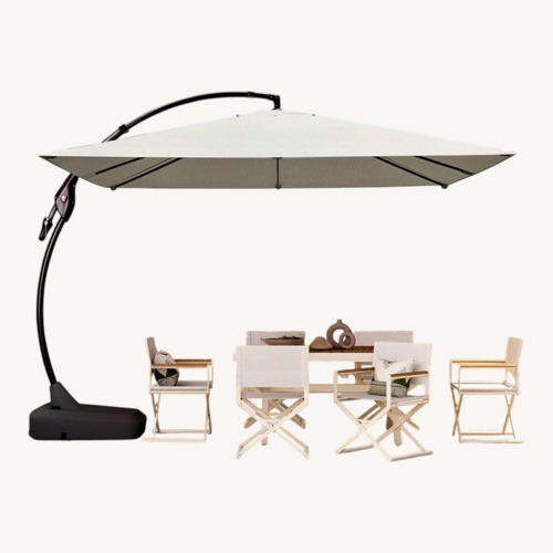 Used Light Gray Fabric Umbrellas for sale on AptDeco