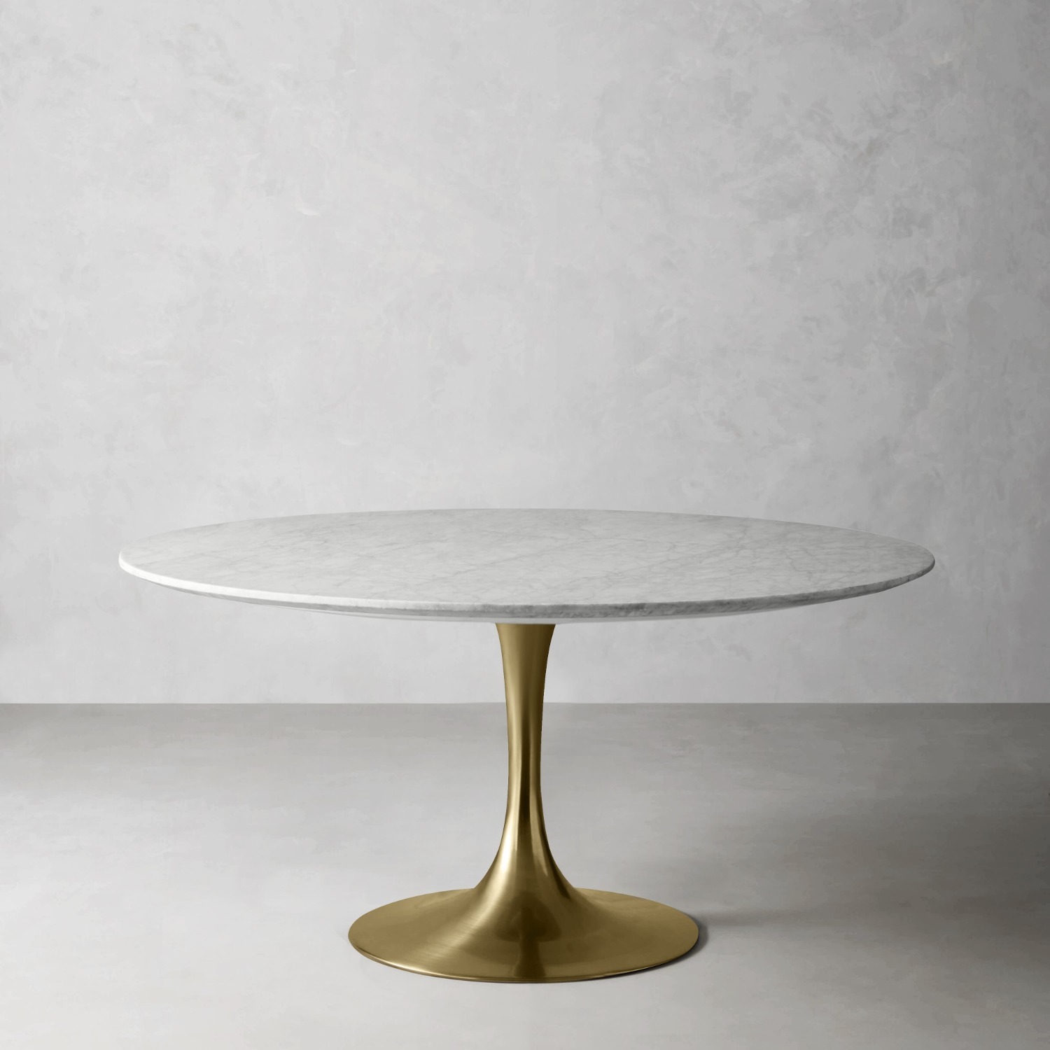 Crate & Barrel Nero Tulip Concrete Table and Chairs - image-1