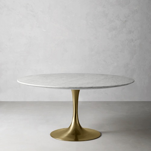 Used Crate & Barrel Nero Tulip Concrete Table and Chairs for sale on AptDeco