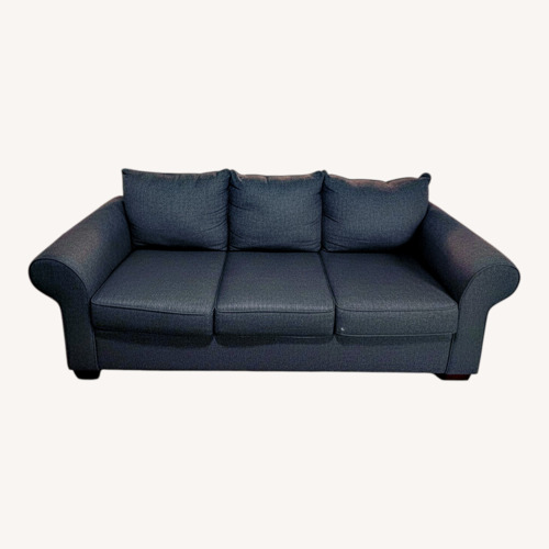 Used Value City Blue 3 Seater Couch  for sale on AptDeco