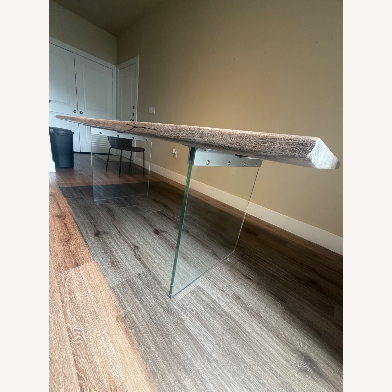 Wayfair Dark Gray Wood Top Dining Table  - image-4