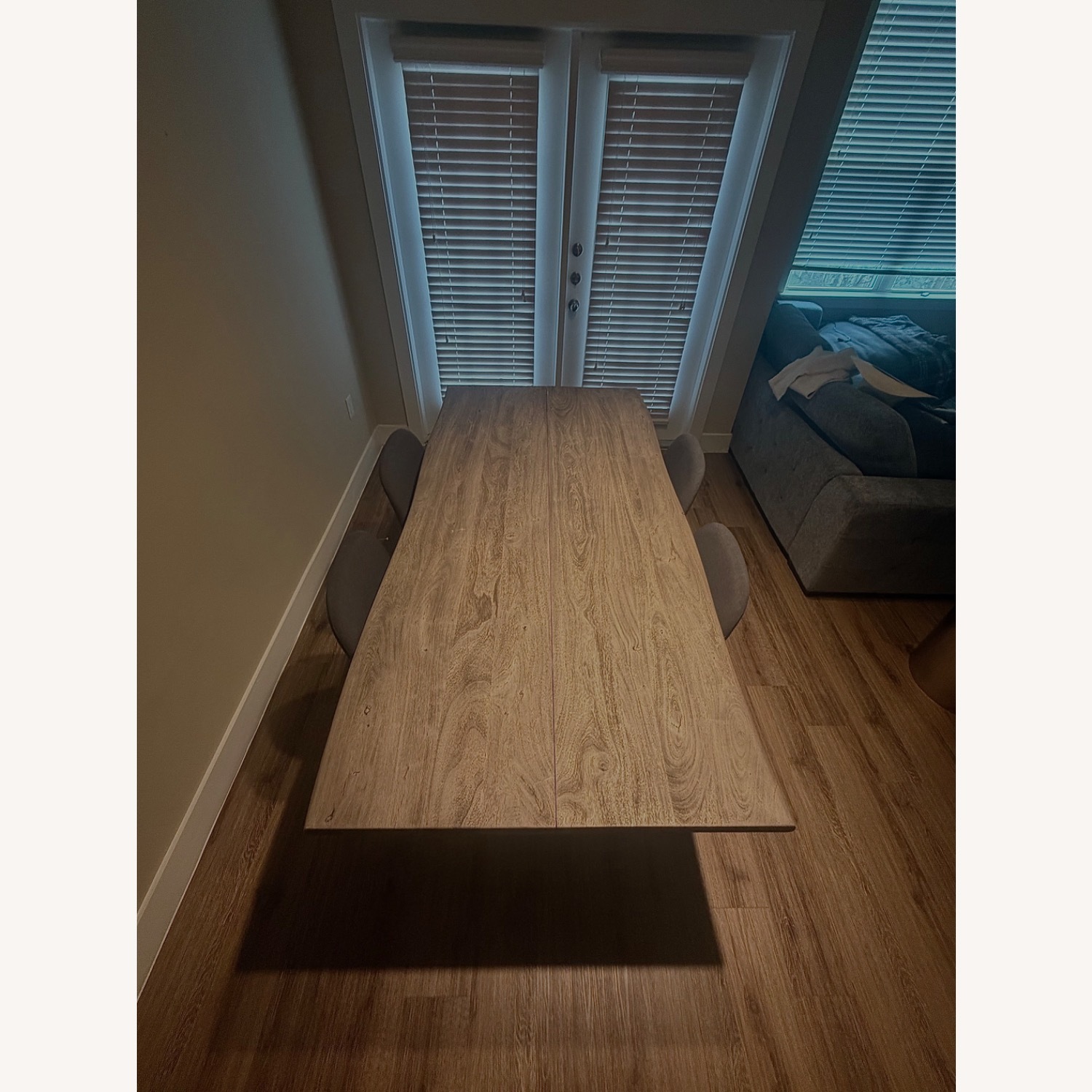 Wayfair Dark Gray Wood Top Dining Table  - image-2