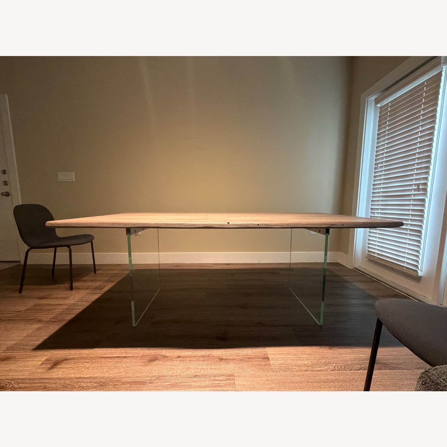 Wayfair Dark Gray Wood Top Dining Table  - image-3
