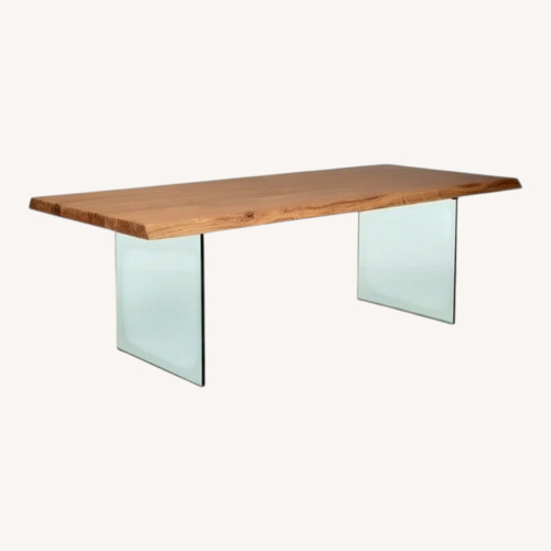 Used Wayfair Dark Gray Wood Top Dining Table  for sale on AptDeco