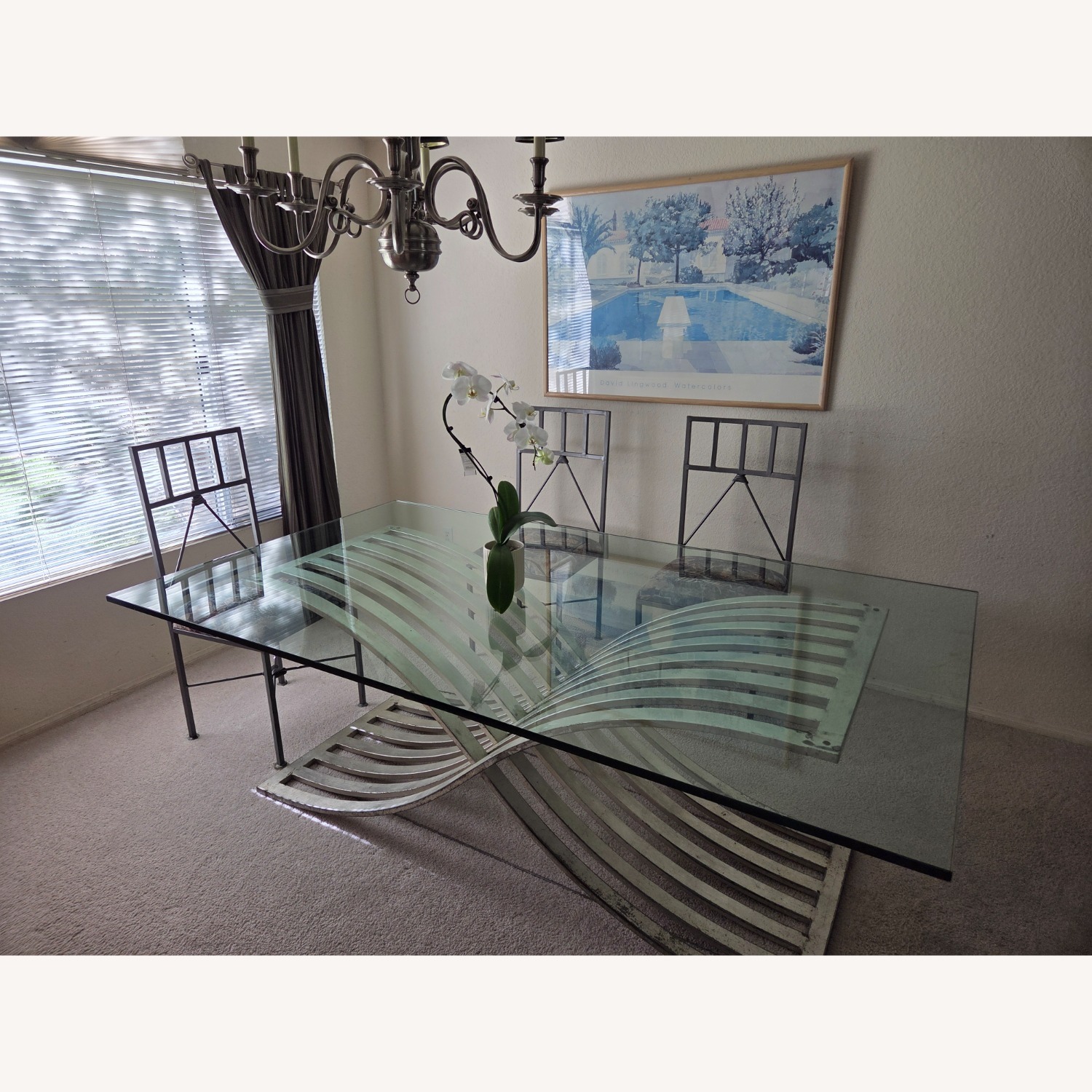  Glass Dining Table - image-1