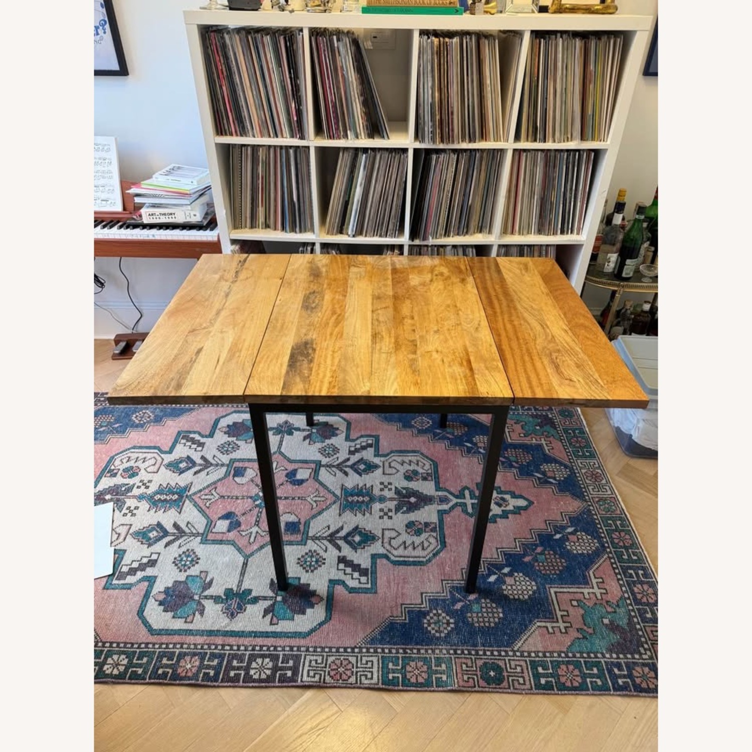 West Elm Box Frame Drop Leaf Extendable Table (24"–48") - image-1