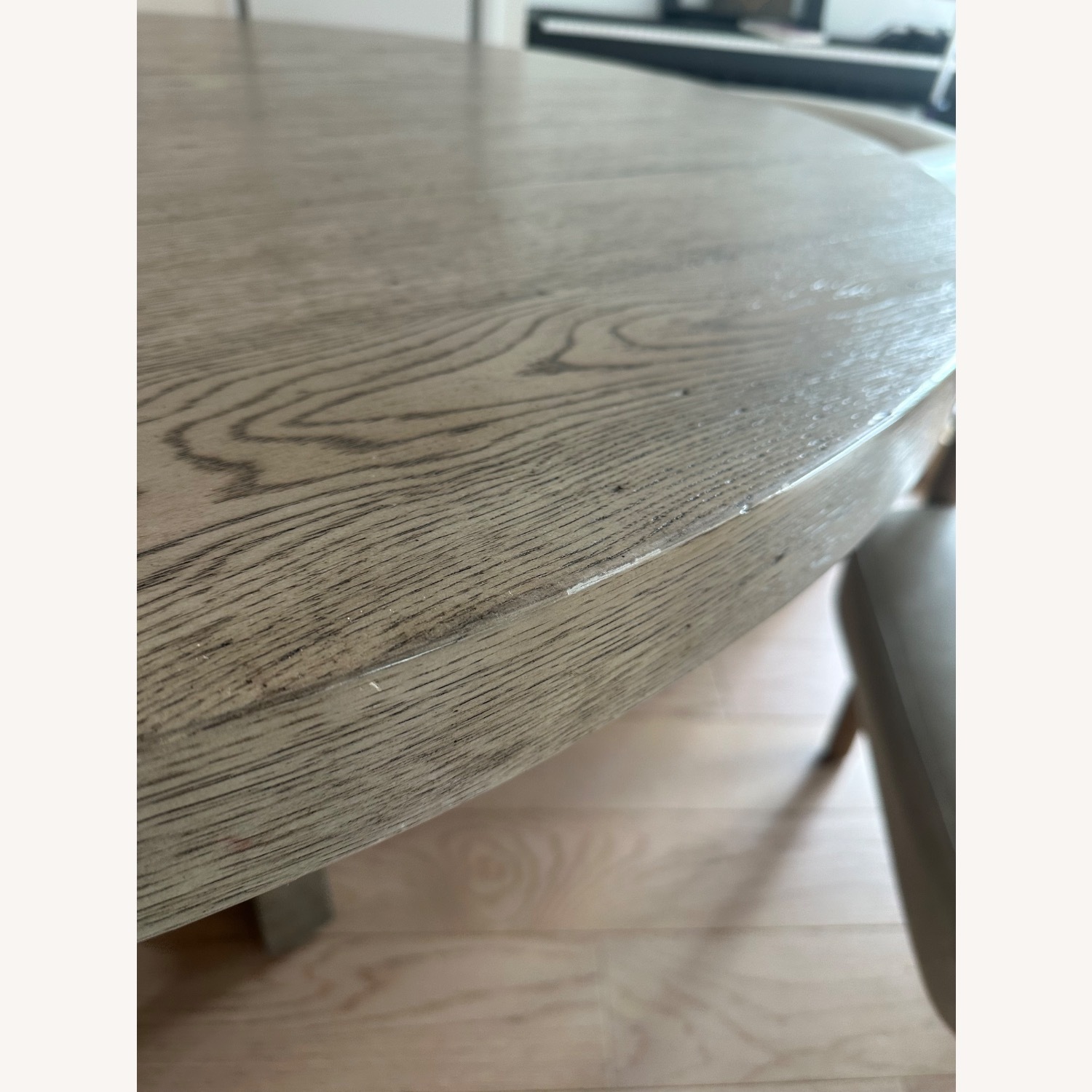Restoration Hardware T Brace Natural Wood Dining Table - image-3