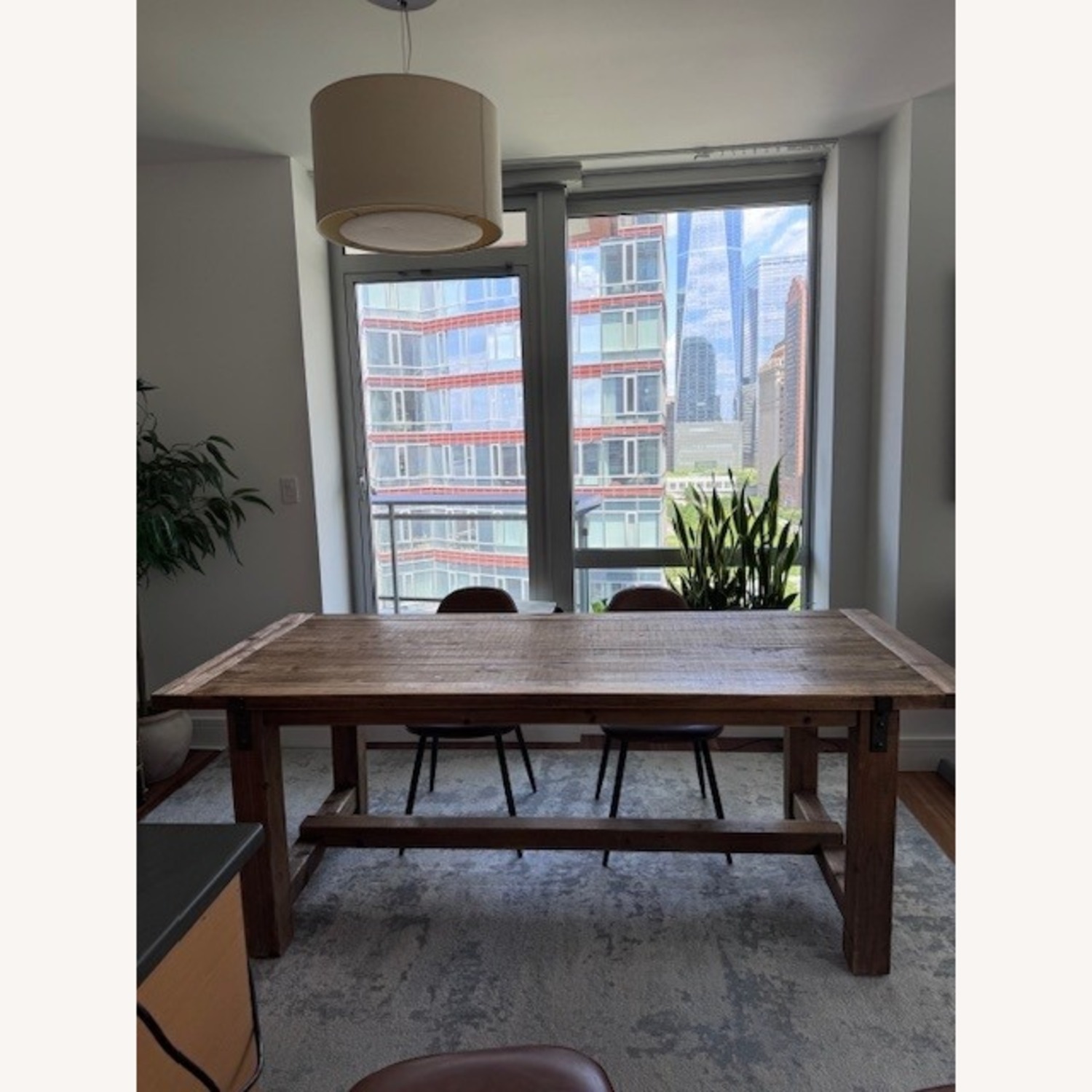 Restoration Hardware Salvaged Wood Farmhouse Rectangular Dining Table - image-1