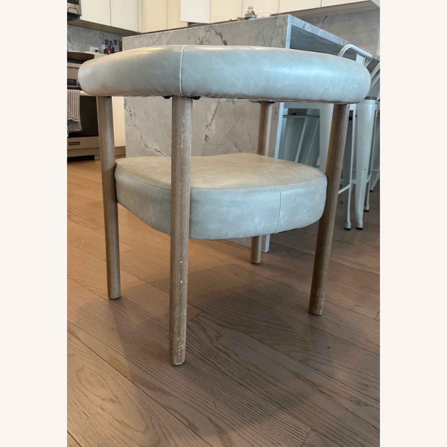 Amazon Modern Faux Leather Chairs - image-2