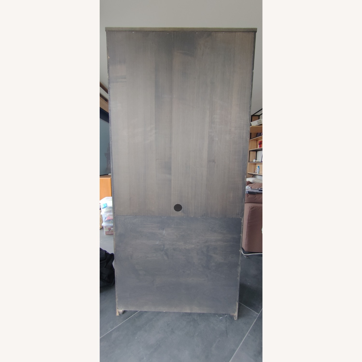 Room & Board Maple Charcoal Two-File Bookcase - image-2