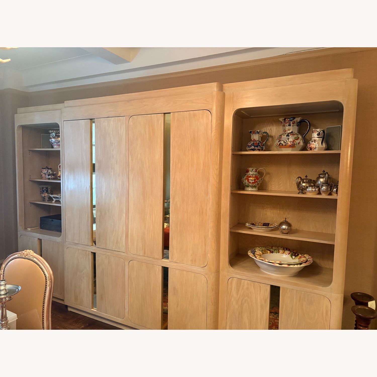 Taylor Made Custom Wall Unit with Bar and Lighting  - image-1
