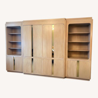 Taylor Made Custom Wall Unit with Bar and Lighting 