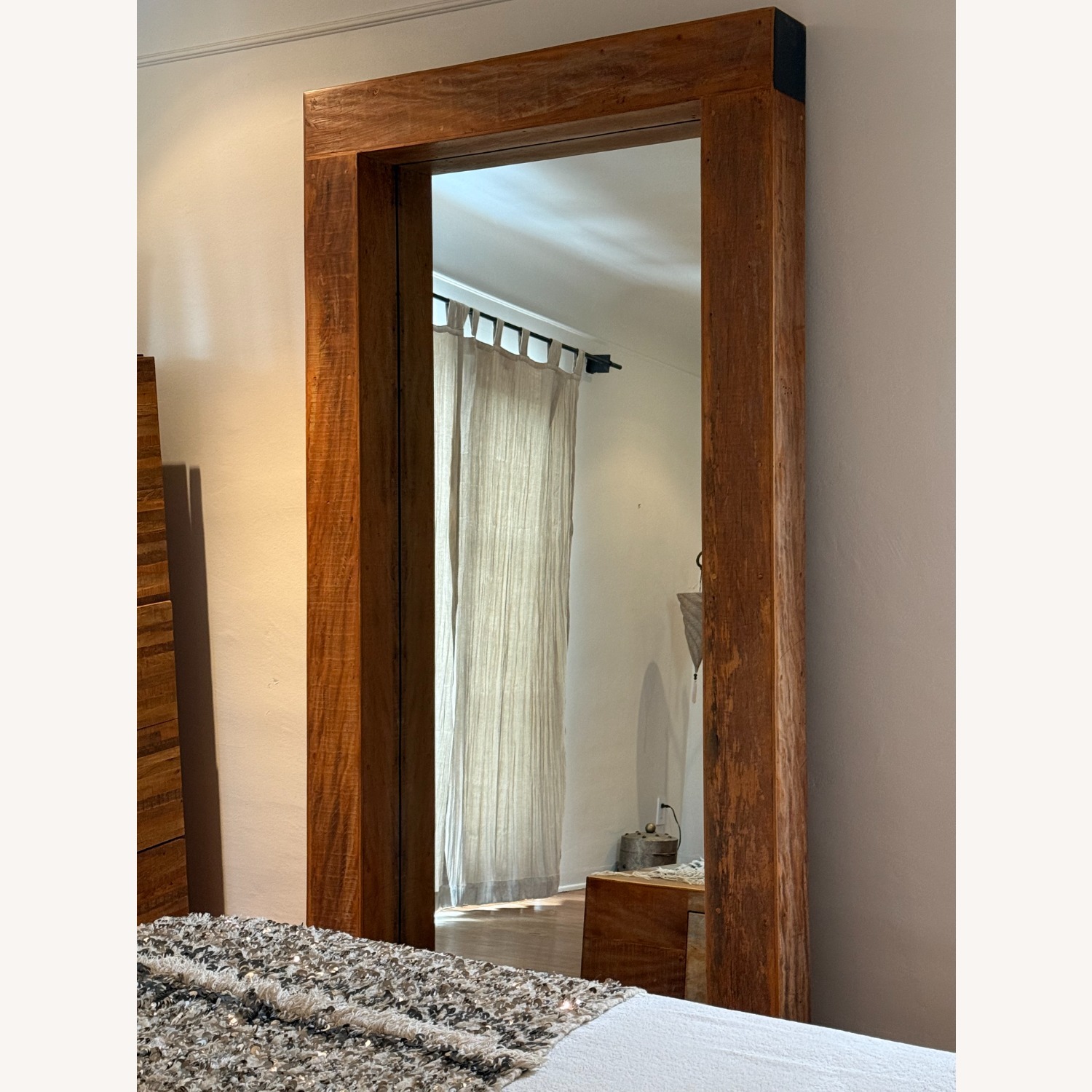 Environment Furniture Beam Reclaimed Wood Mirror - image-2