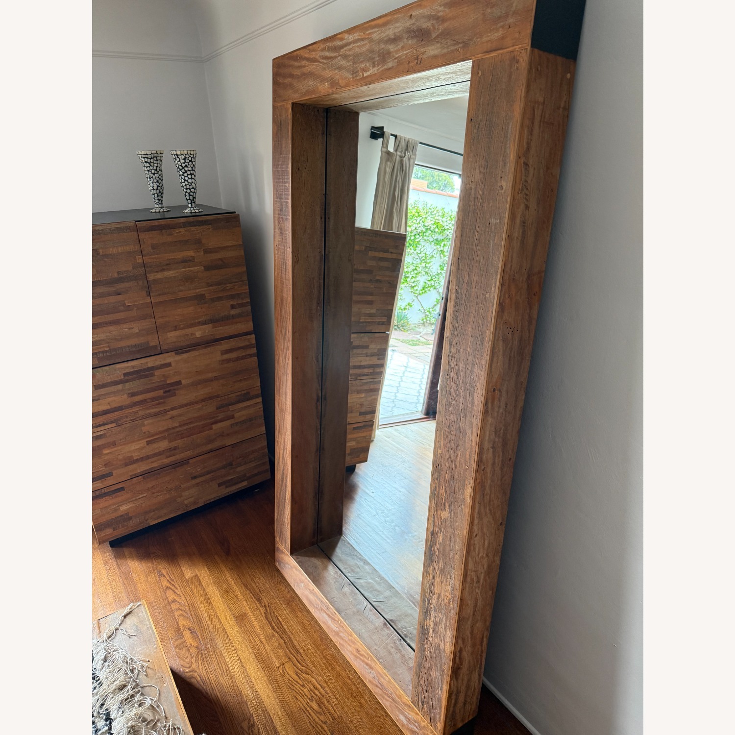 Environment Furniture Beam Reclaimed Wood Mirror - image-3