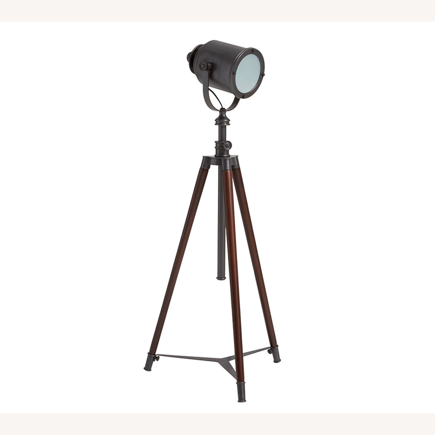 Pottery Barn Adjustable Tripod Metal Floor Lamp - image-3