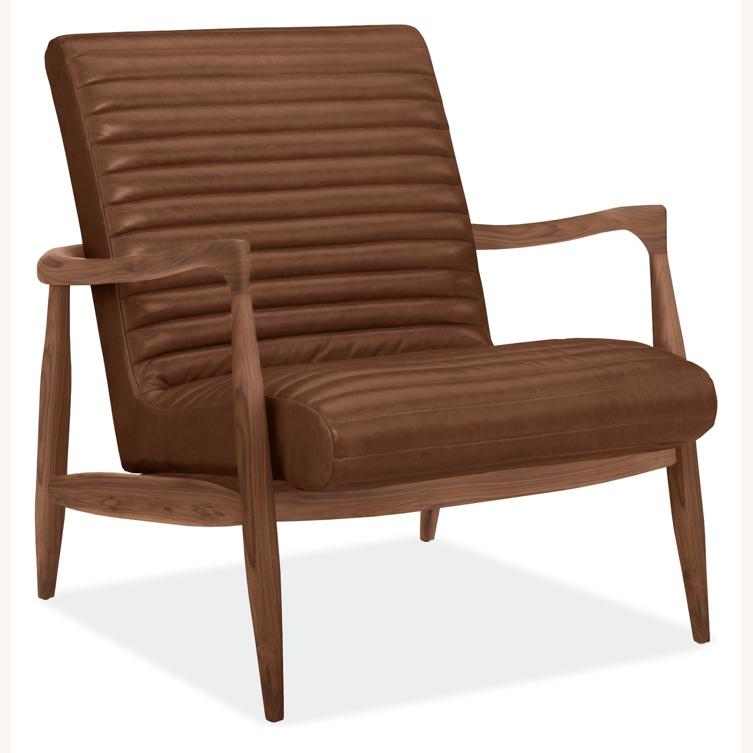 Room & Board Light Brown Leather Armchair - image-6