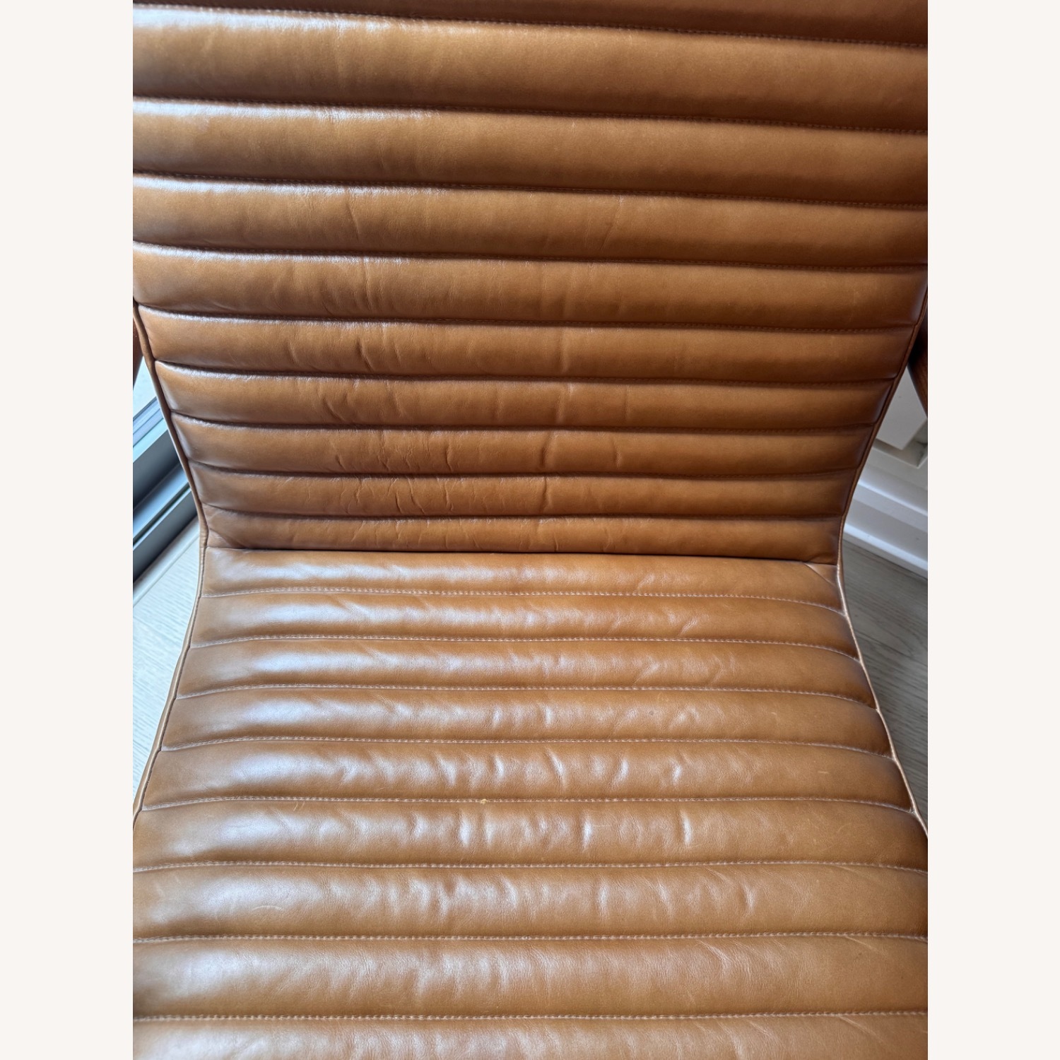 Room & Board Light Brown Leather Armchair - image-5