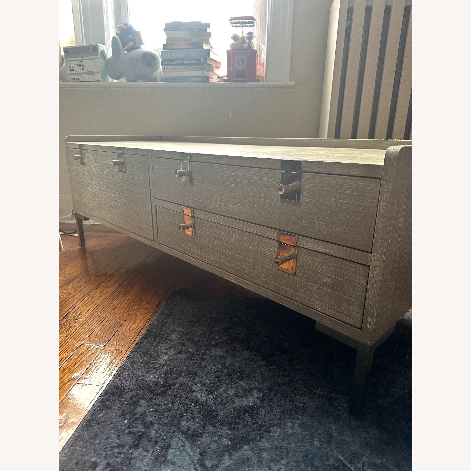 Anthropologie Ingram Natural Wood Storage Bench - image-1