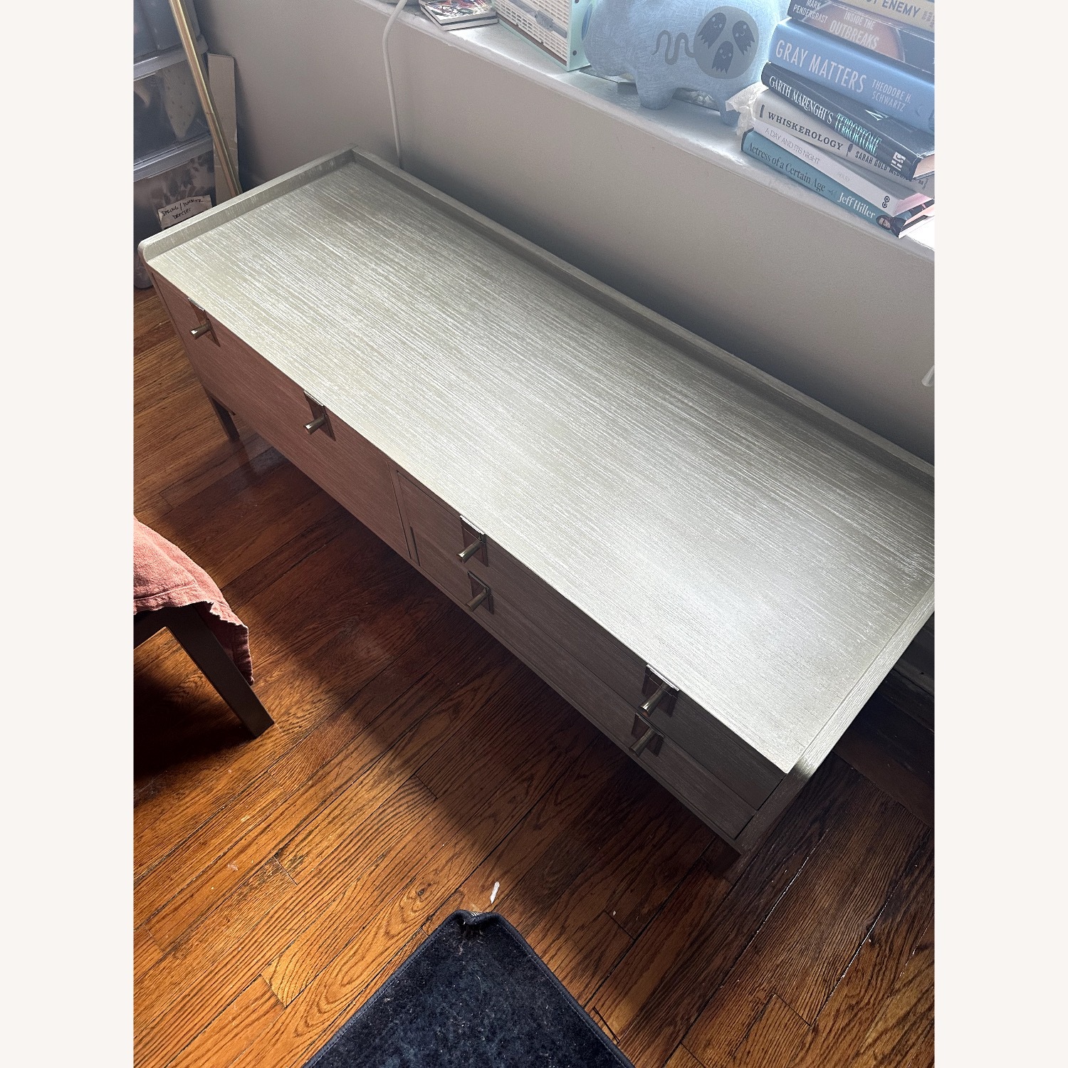 Anthropologie Ingram Natural Wood Storage Bench - image-7