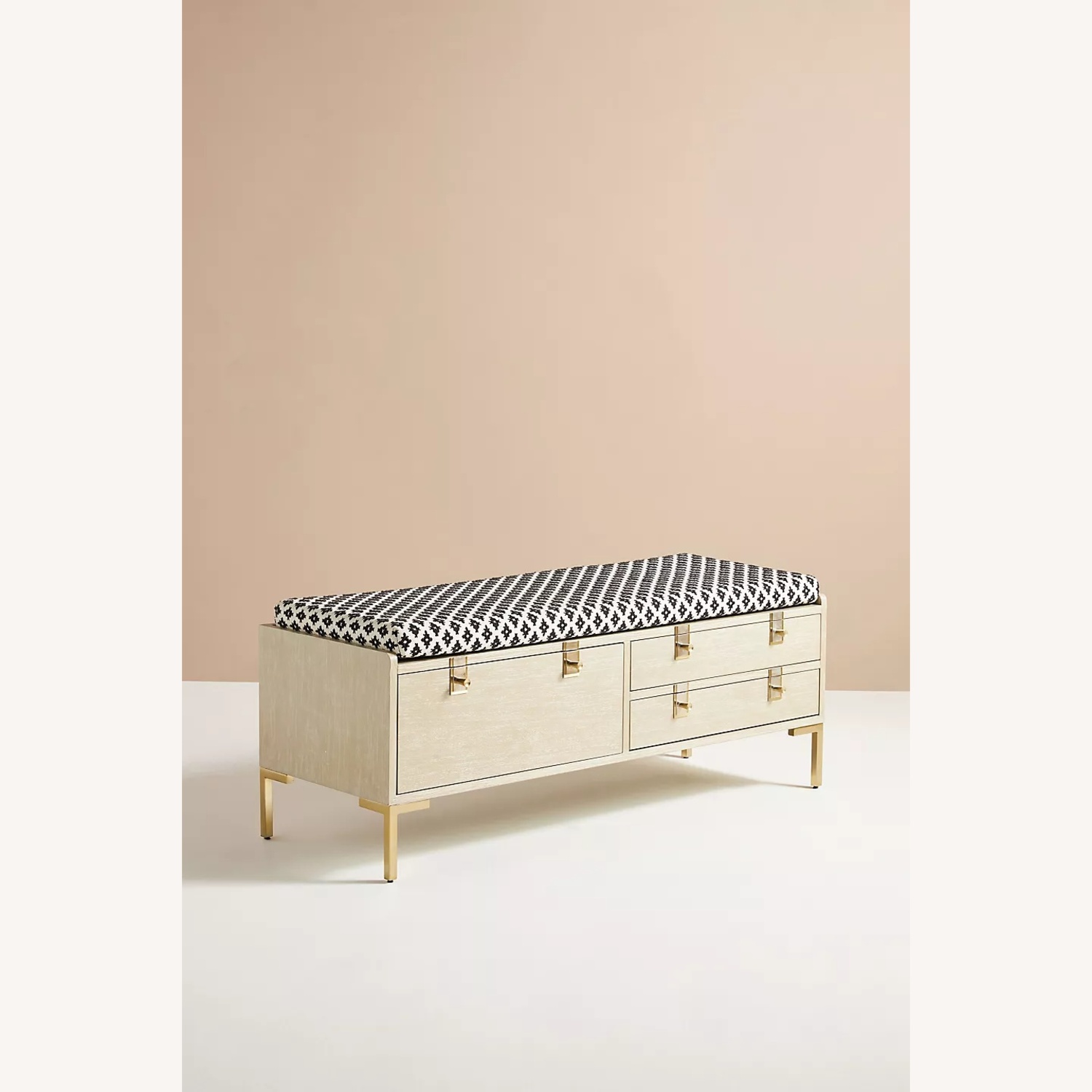 Anthropologie Ingram Natural Wood Storage Bench - image-8