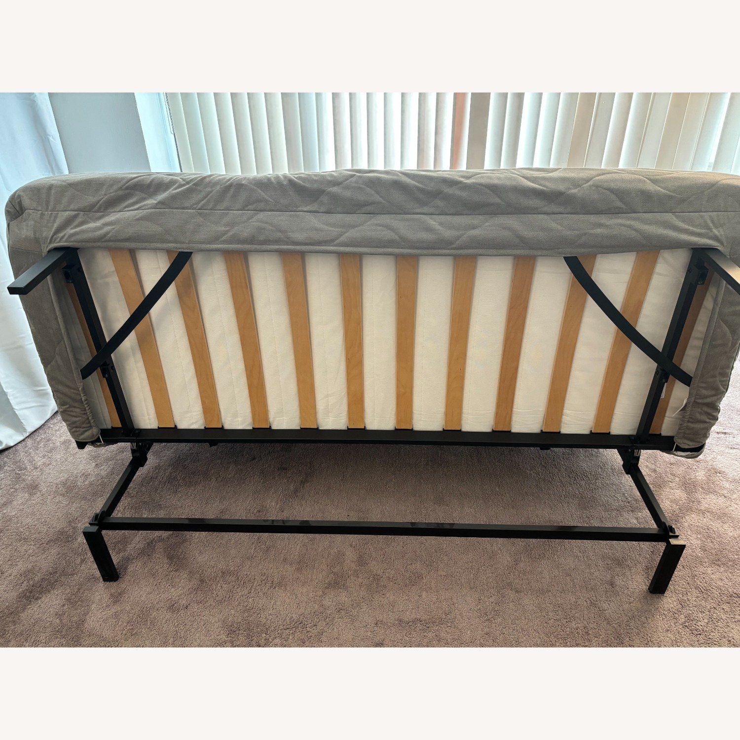 IKEA NYHAMN Grey Sofa Bed - image-3
