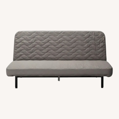 Used IKEA NYHAMN Grey Sofa Bed for sale on AptDeco