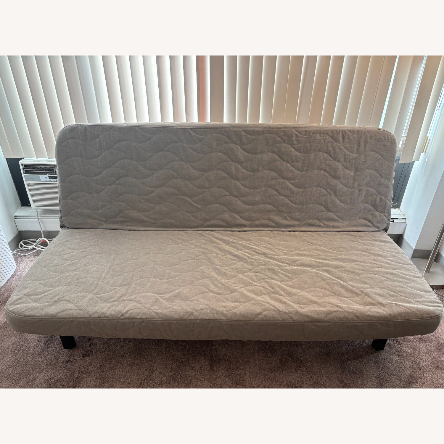 IKEA NYHAMN Grey Sofa Bed - image-1