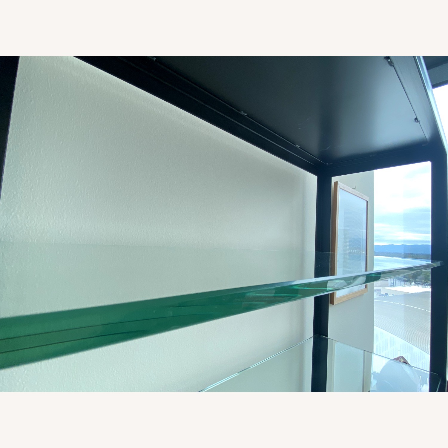 Room & Board Burton Black Metal/Glass Bookcases - image-3