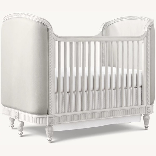 Used Restoration Hardware Belle Upholstered Crib  for sale on AptDeco