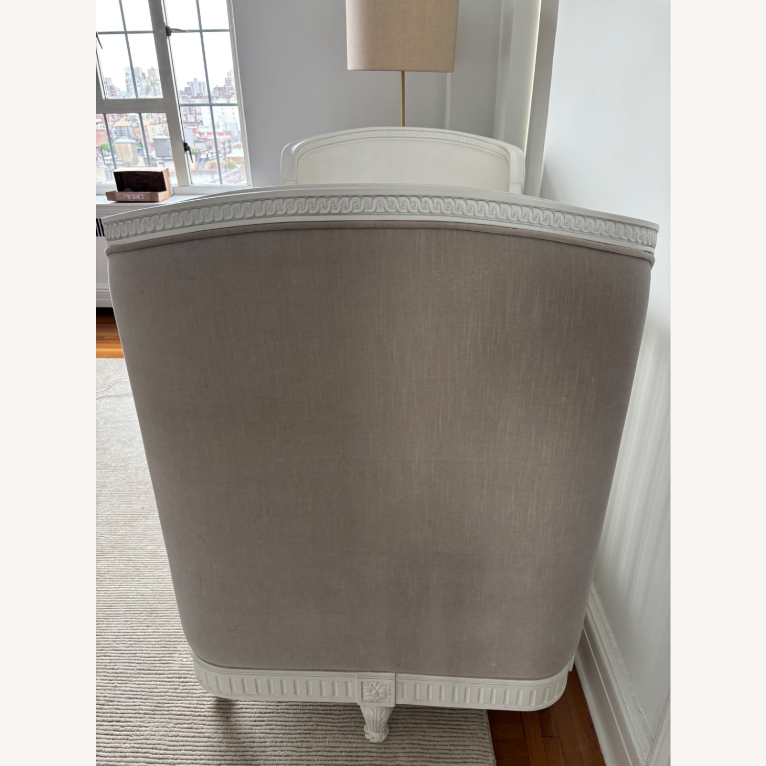Restoration Hardware Belle Upholstered Crib  - image-3