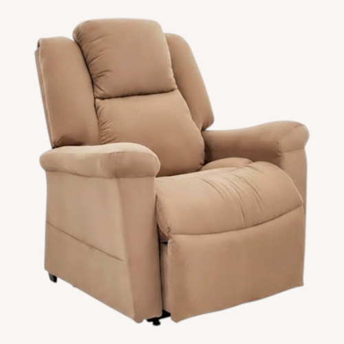 Used Light Brown Fabric Recliner for sale on AptDeco