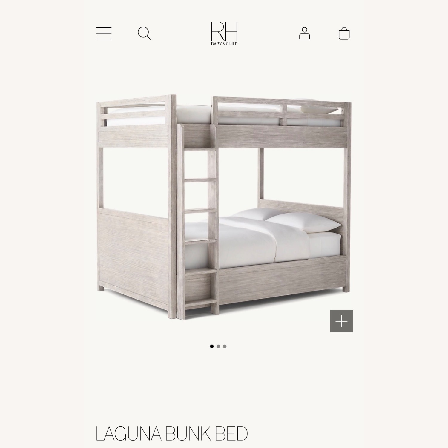 Restoration Hardware Laguna Bunk Bed - image-1