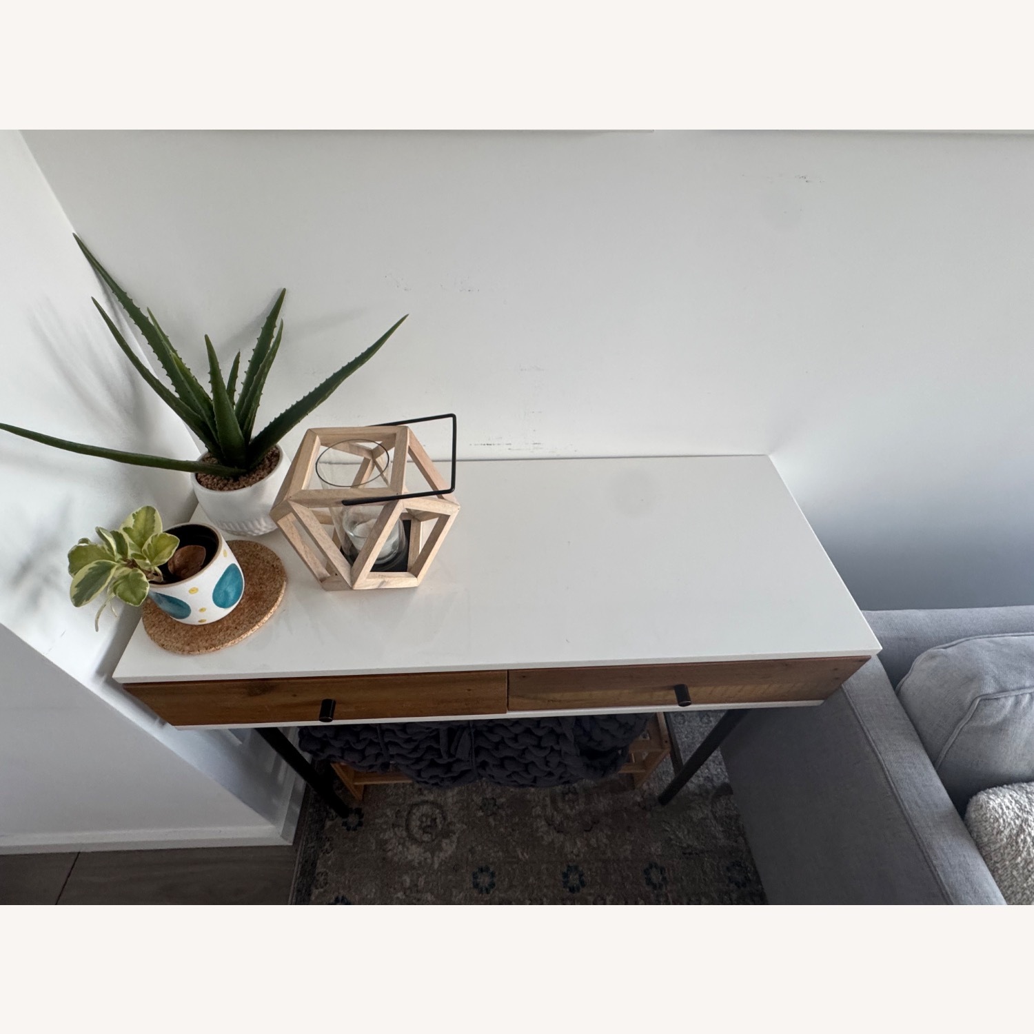 West Elm Lacquer + Reclaimed Wood Console - image-3