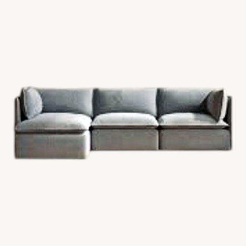 Used Anabei 3-Piece Sectional w Ottoman for sale on AptDeco