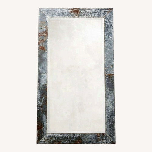 Used Arhaus Caspian Natural Metal Floor Mirror for sale on AptDeco