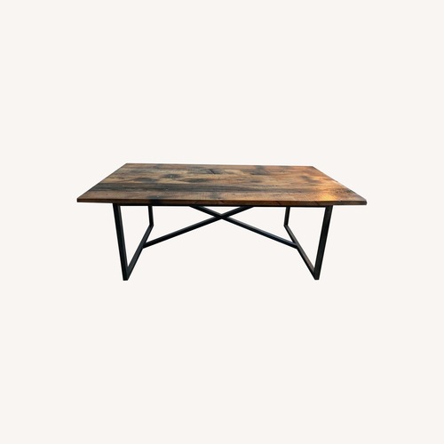 Used ABC Carpet and Home Dark Brown Wood Dining Table for sale on AptDeco