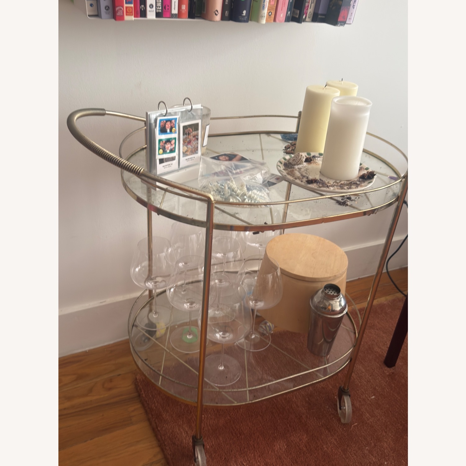Vintage/Antique Finds Bar Cart - image-1